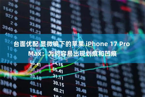 台面优配 显微镜下的苹果 iPhone 17 Pro Max：为何容易出现划痕和凹痕